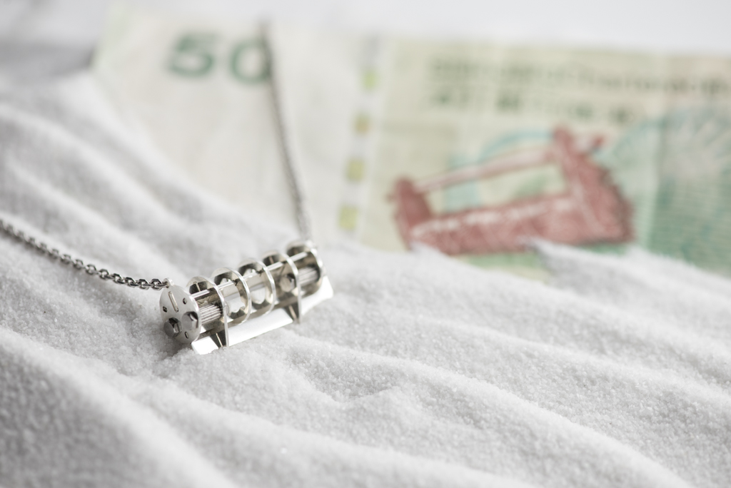 Silver Combination lock necklace 4.jpeg