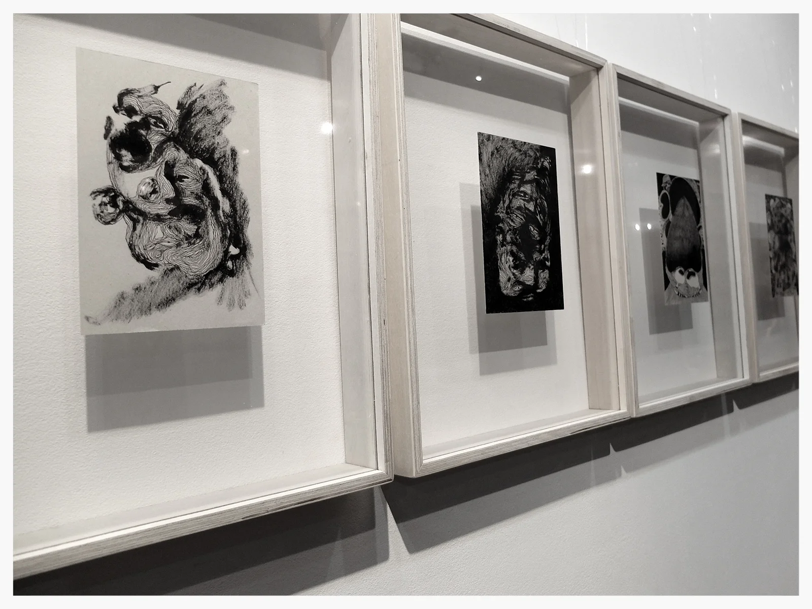 Traces, œil et vidéo, 2015 / photographies © Lydie Gautier