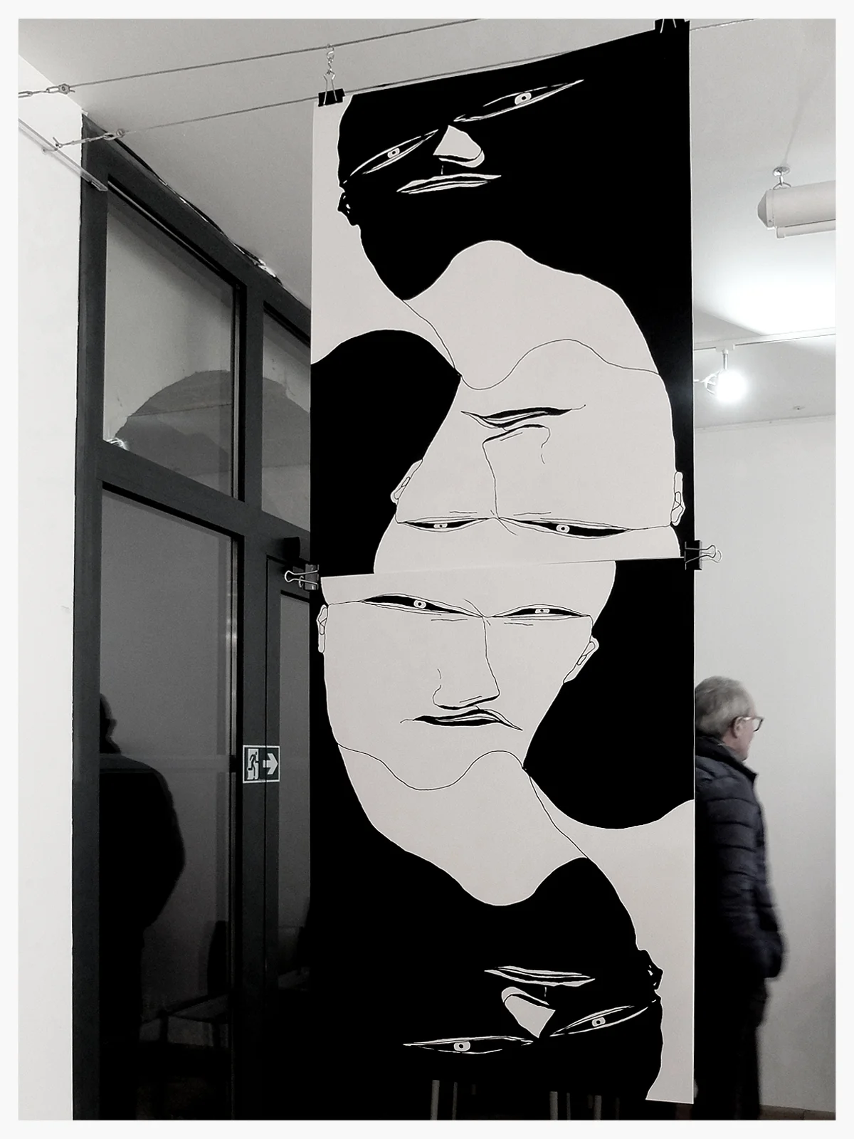 Traces, œil et vidéo, 2015 / photographies © Lydie Gautier
