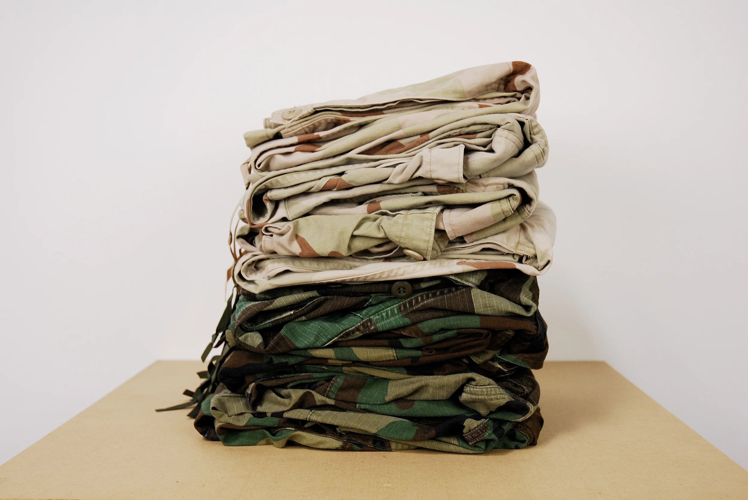 Monument, v. 2 (Tan khaki/Green khaki) Chromogenic print 16 x 24 inches 2008