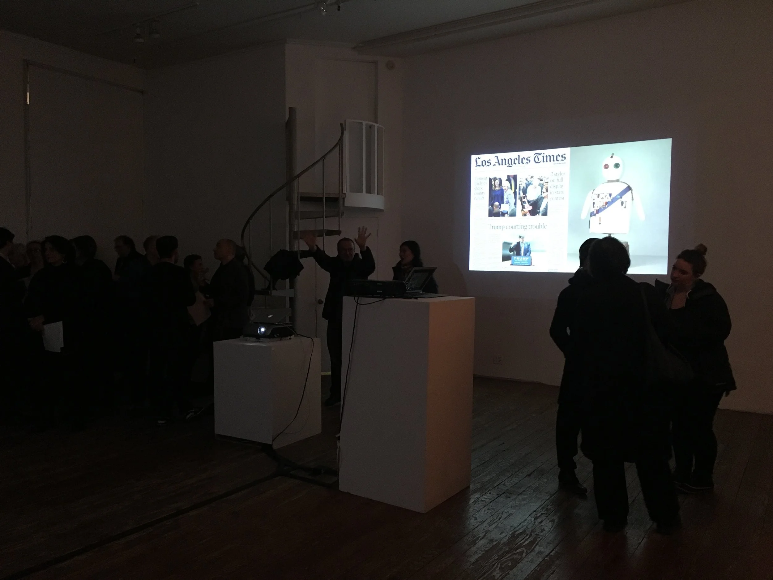 LISA BLAS, Monday's image , installation view, Emily Harvey Foundation, New York, 2017
