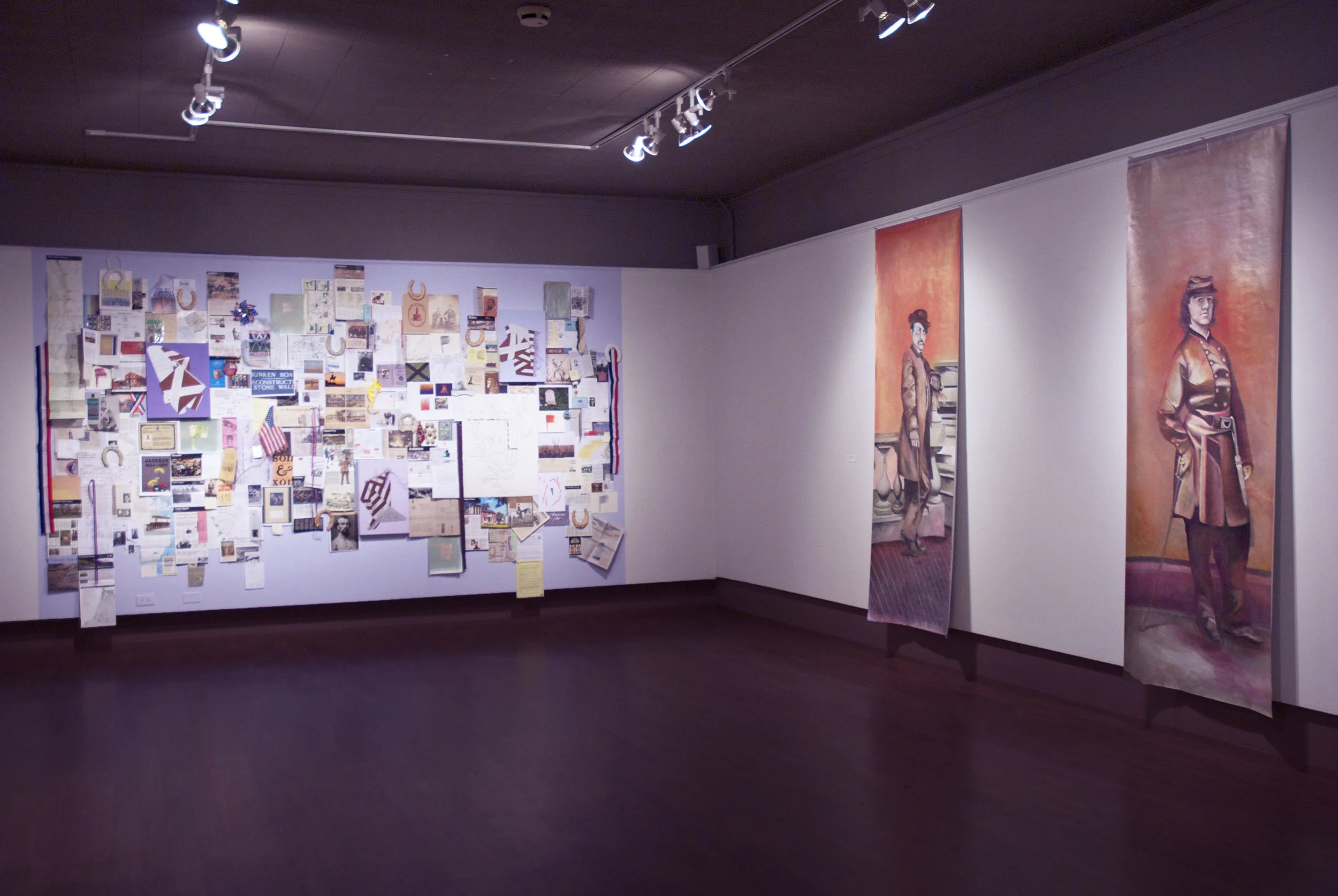 Lisa Blas Meet Me at the Mason Dixon Installation view, Schmucker Art Gallery, Gettysburg College Gettysburg, PA, 2011