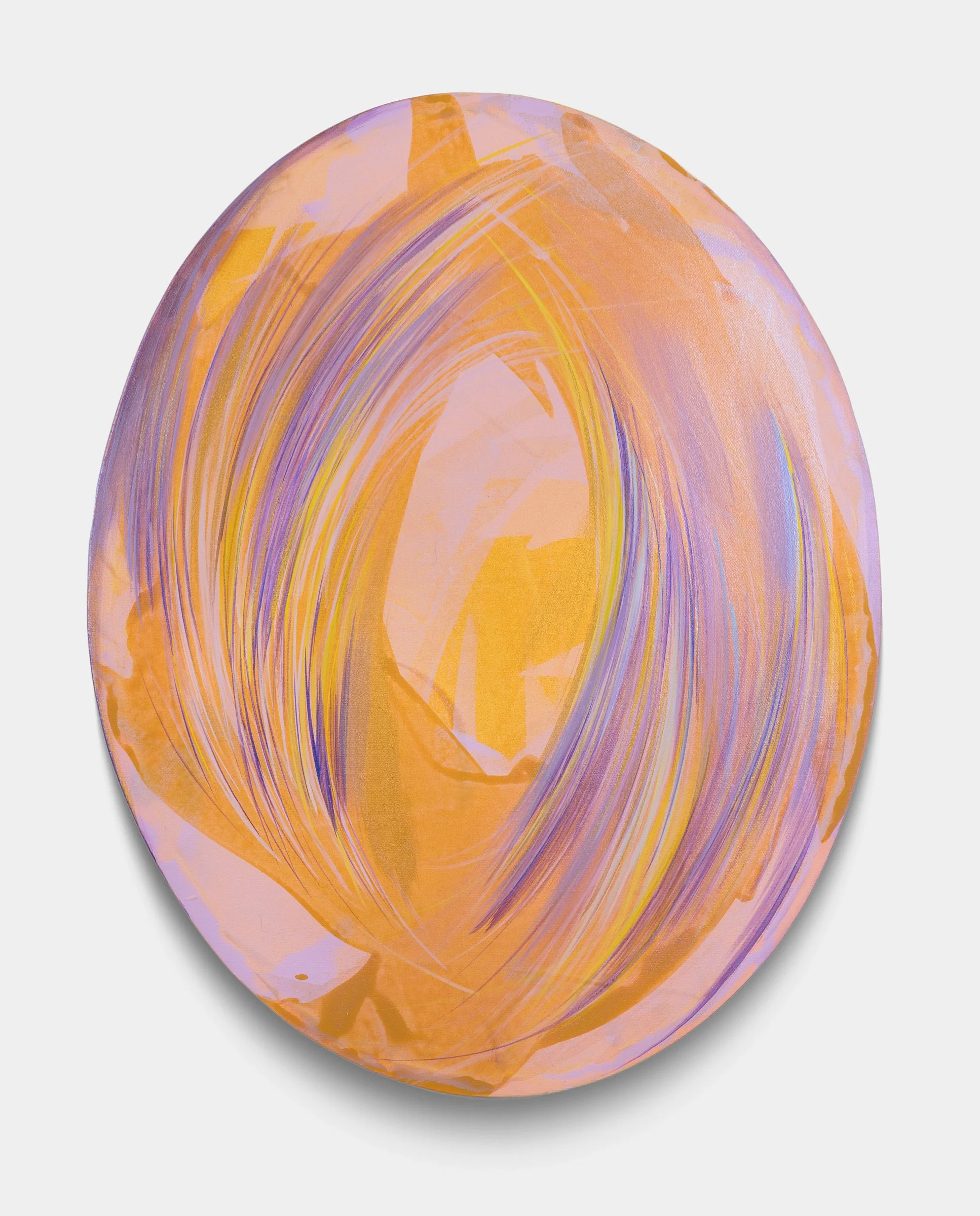Lisa Blas | Amber waves of grain, Shadow writer(s), v. 8 | 2023 Watercolor, gouache, metallic ink, dye-based ink, acrylic ink, acrylic and interference paint on canvas, 20 x 16 inches (50.8 x 40.6 centimeters).