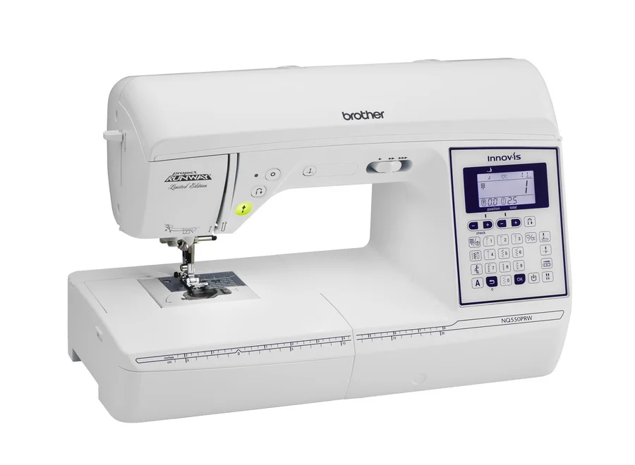 Brother NQ550PRW * Needle threading system * built-in memory * USB * quick set bobbin * speed control