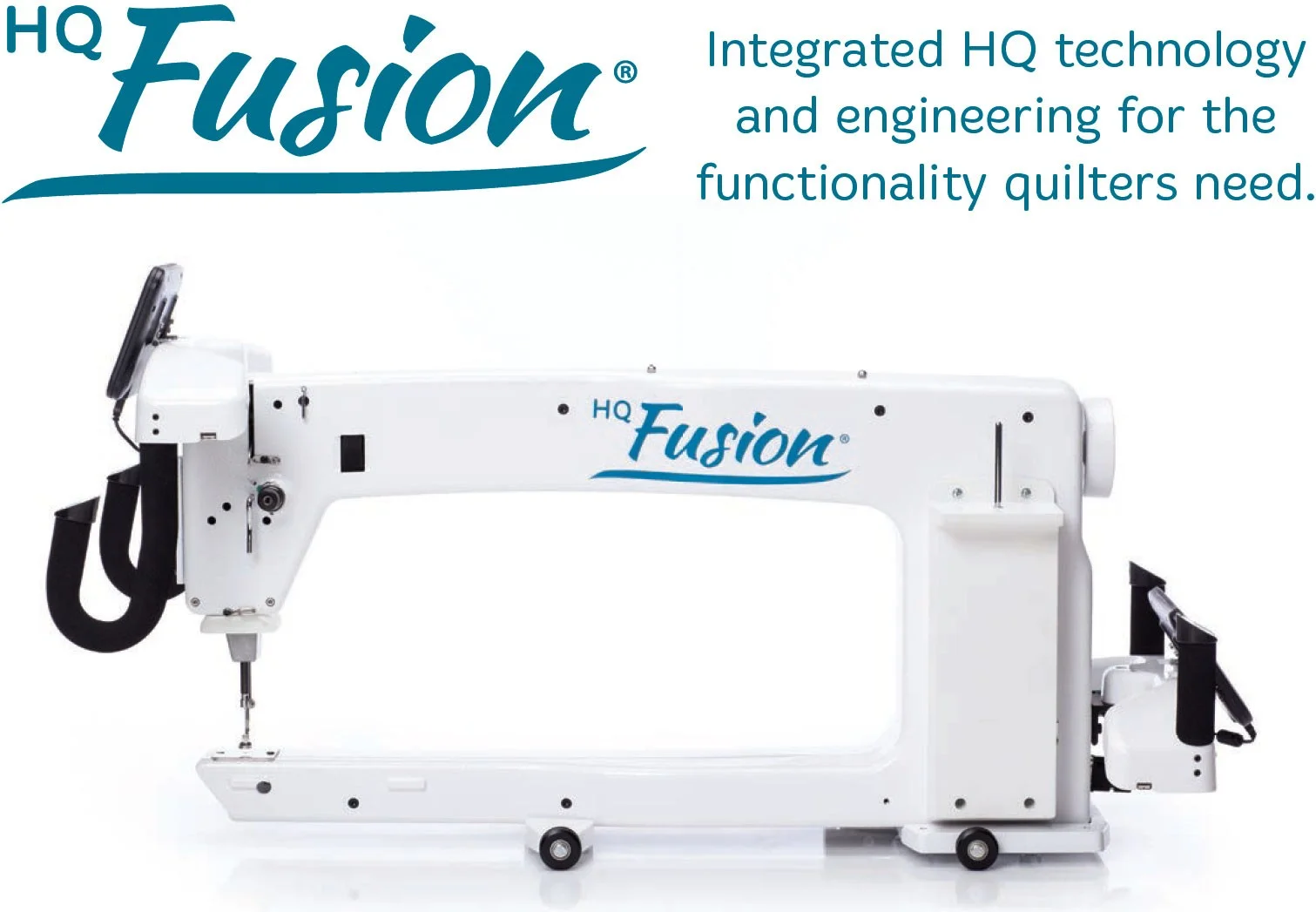 Some projects need more speed and space than a smaller machine can deliver. With this in mind, Handi Quilter offers the HQ Fusion which delivers what quilters need. With 24 inches of throat space, high quilting speeds, and proven stitch regulation, it’s easy to add HQ Pro-Stitcher for maximum quilting efficiency. Take your quilting to the next level with a full 24 inches of throat space