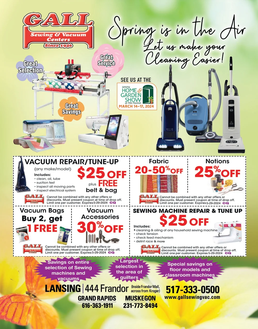 S Gall Sewing and Vacuum Centers