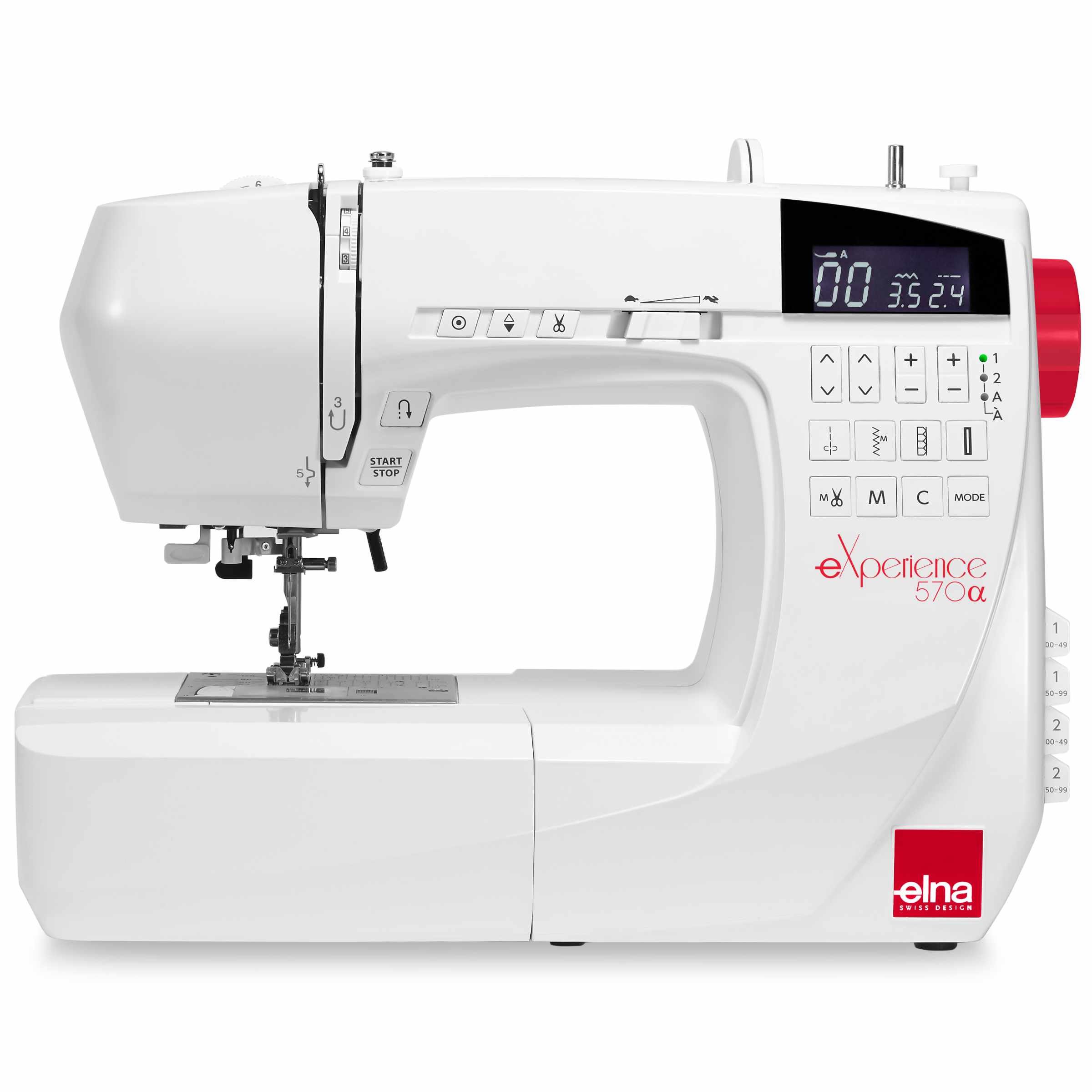 Bruxel Gala Computerized Sewing Machine, Stong and Tough, Easy to Use with  50 Built-in Stitches, Buttonhole, LCD Display, Easy to Thread, Sewing feet