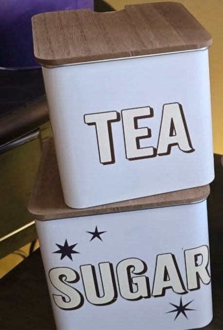 Tea and Sugar Cannister Set