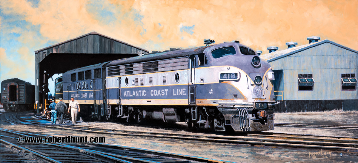 Faded Paint Railroad Painting
