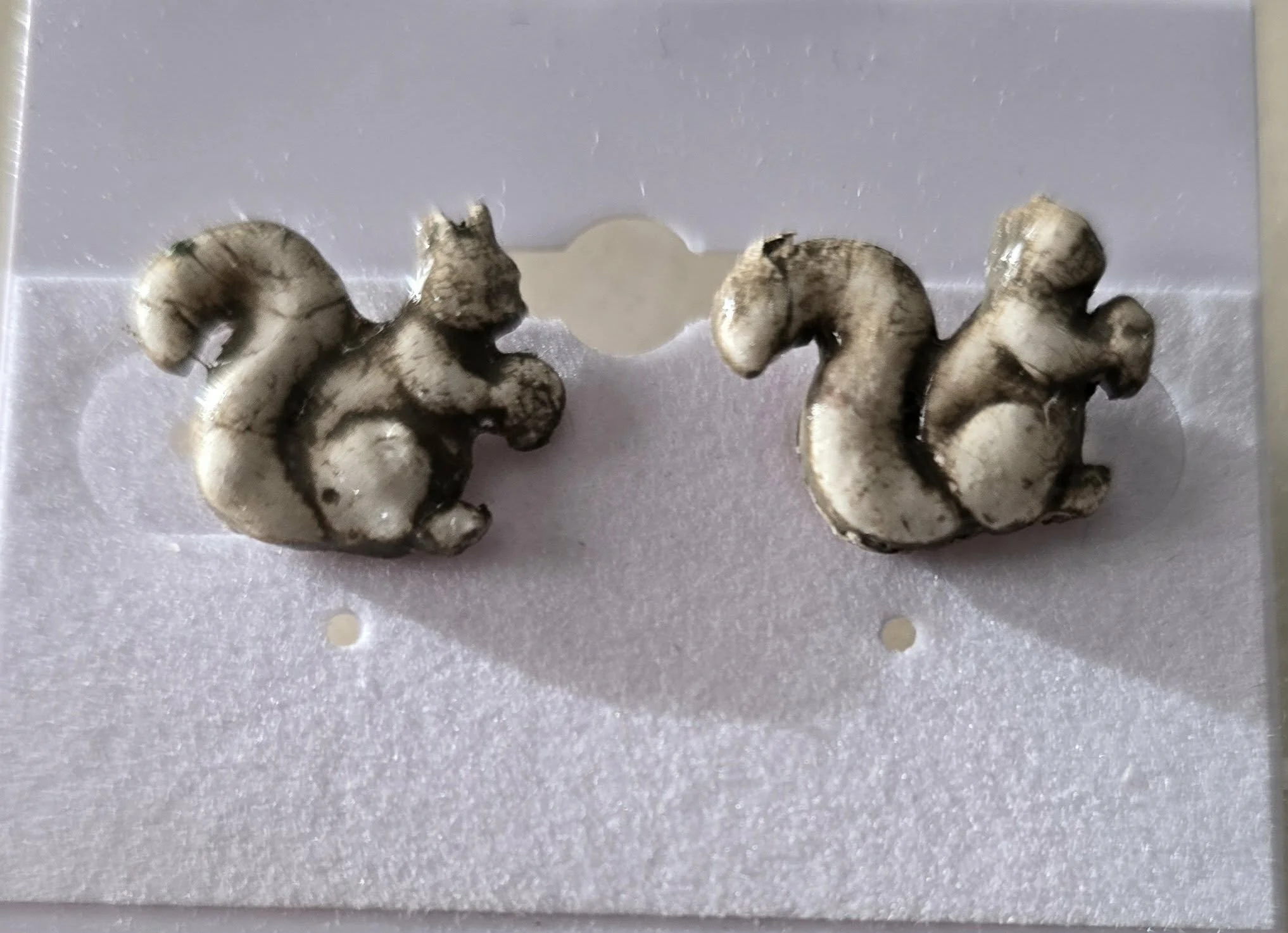 Squirrel Post Earrings