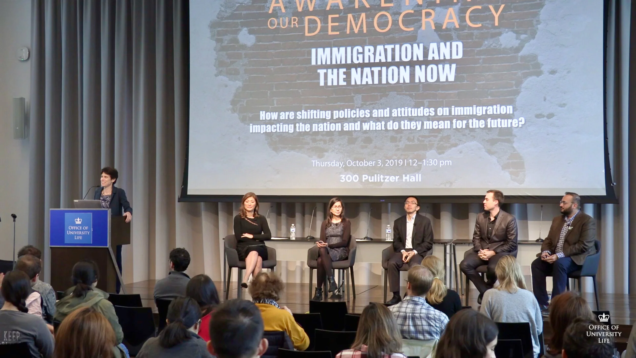 Columbia Office of University Life Event - October 3, 2019