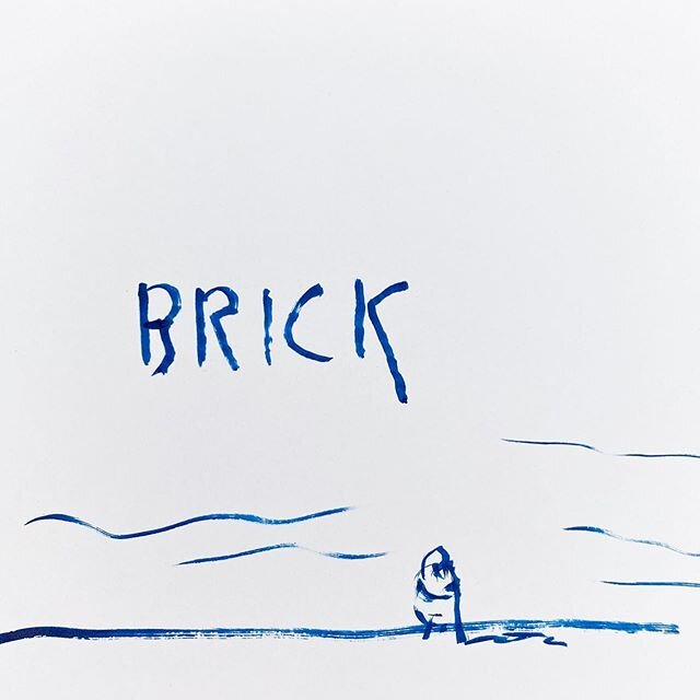 #brick Of conditions or the weather: very cold, freezing. Also occasionally of a person. #drawing #drawingaday #wordaday #newwordaday #newword #newwords2019 #newwords2020 #word #art #words Drawing 131