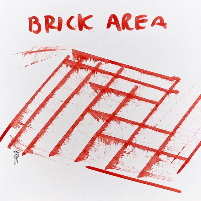 #brickarea A residential area in which the houses are made of brick or brick veneer, often regarded as representing middle-class respectability. #drawing #drawingaday #wordaday #newwordaday #newword #newwords2019 #newwords2020 #word #art #words Drawi