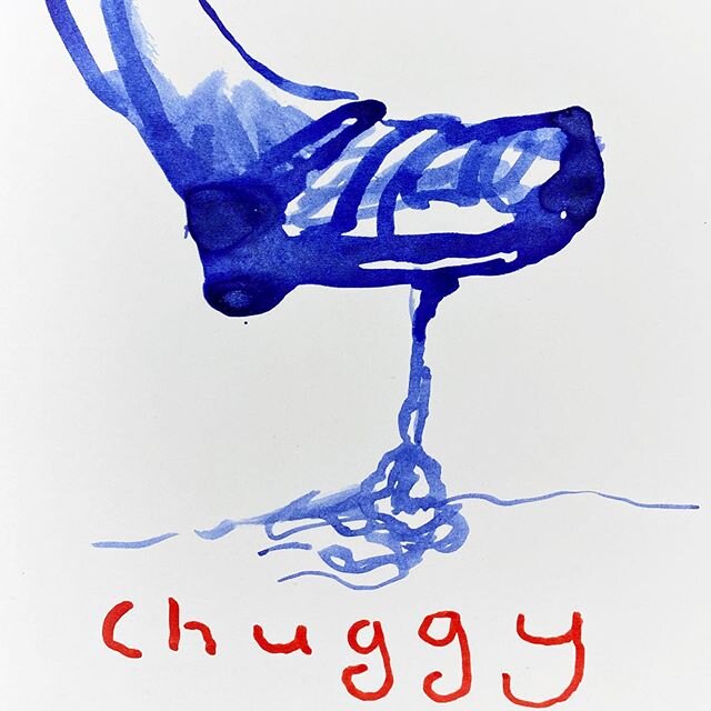 #chuggy Chewing gum; a piece of chewing gum. #drawing #drawingaday #wordaday #newwordaday #newword #newwords2019 #newwords2020 #word #art #words Drawing 139.