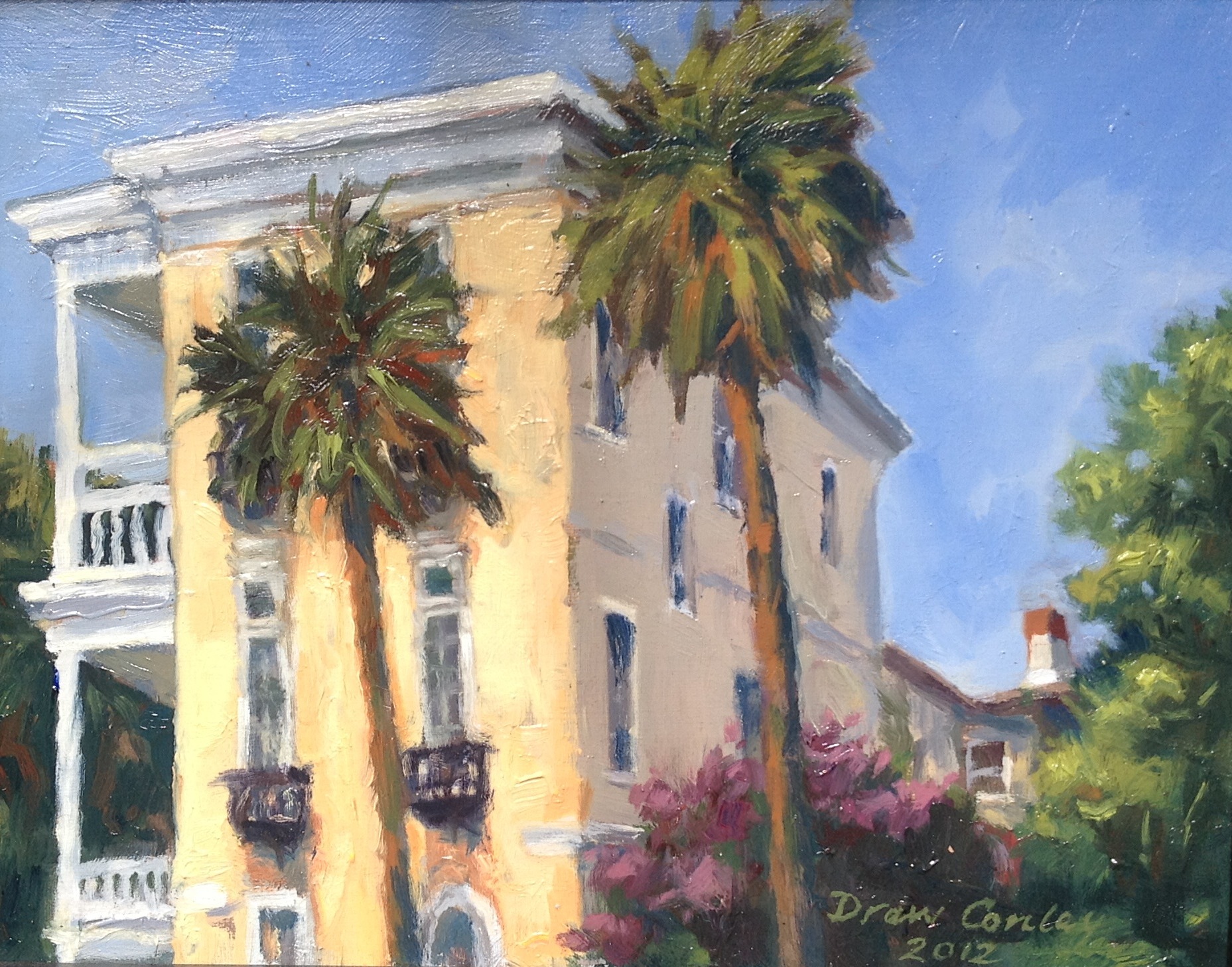"On the Battery" (Charleston, SC) / 8x10 Oil on Linen / Sold