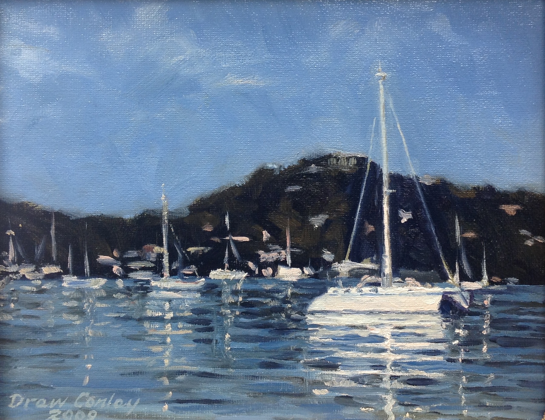 "Boats of Granada" / 8x10 Oil on Canvas / Sold