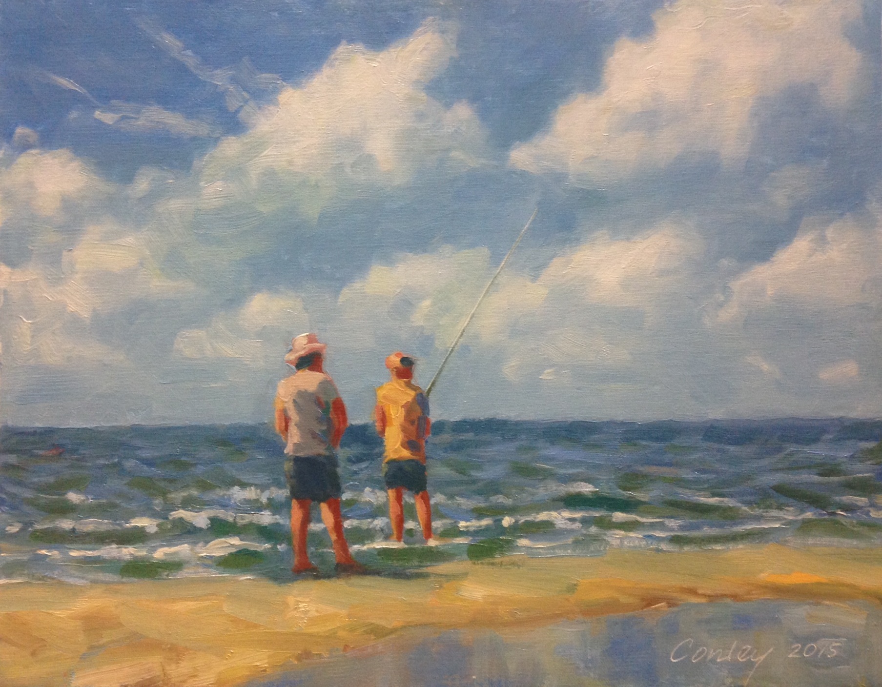 Morning Surf (Hilton Head Island, SC) / 11x14 Oil on Linen / Available