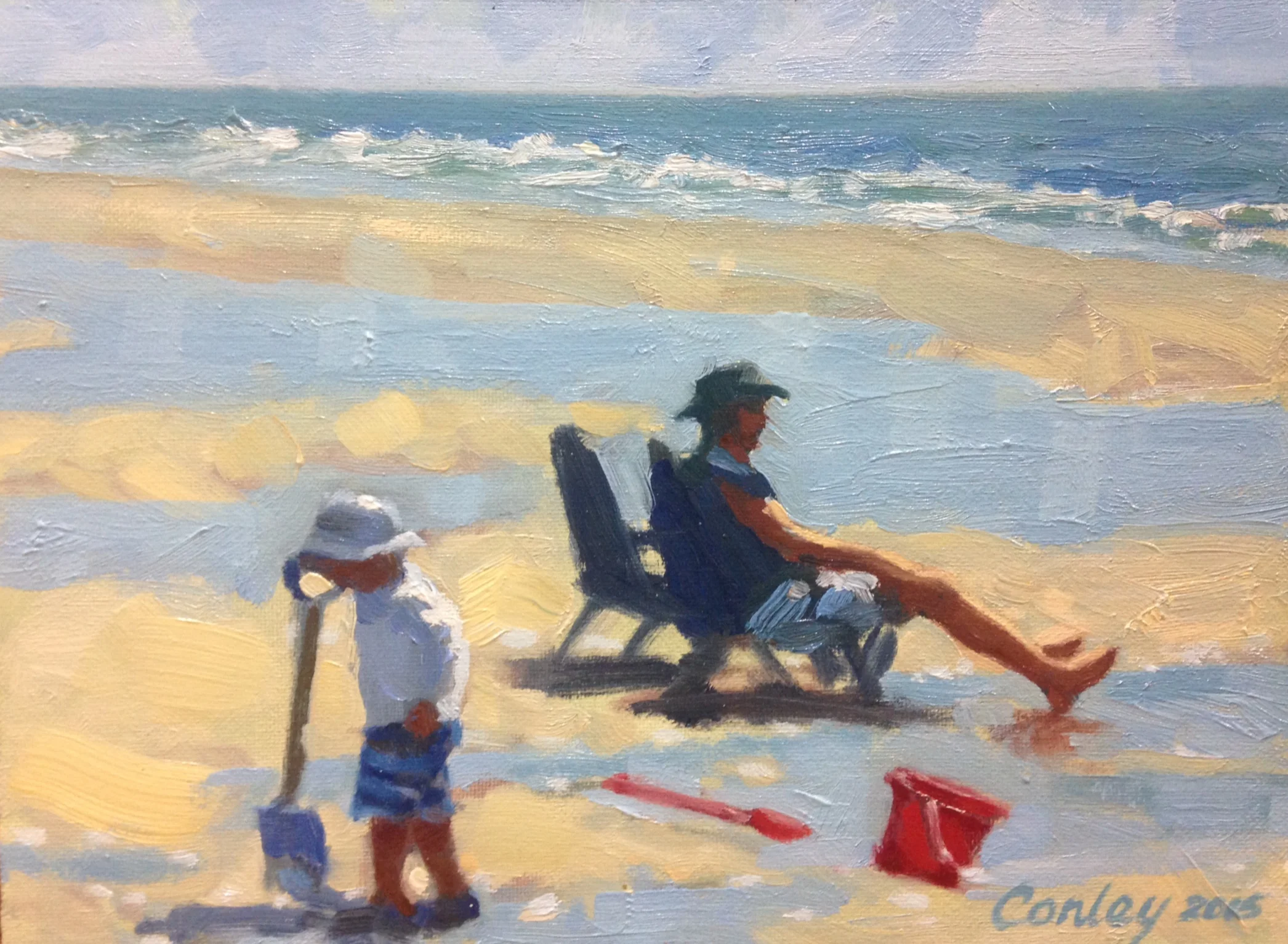 "Beach Therapy" / (Hilton Head Island, SC) / 6x8 / Oil on Canvas Panel / Sold