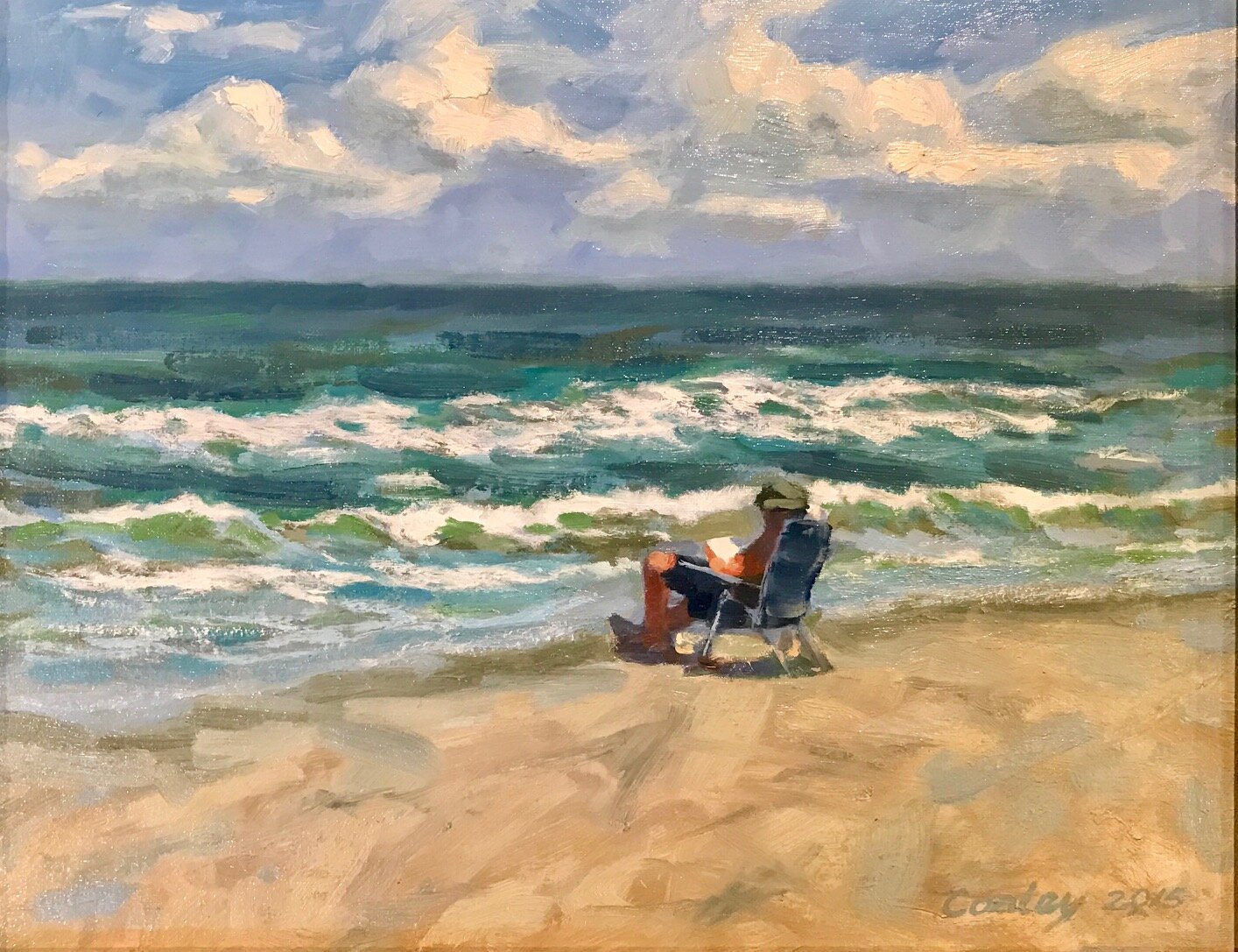 "Ocean Therapy" (Hilton Head Island, SC) / 2015 / 11x14 / Oil on Linen Panel / SOLD