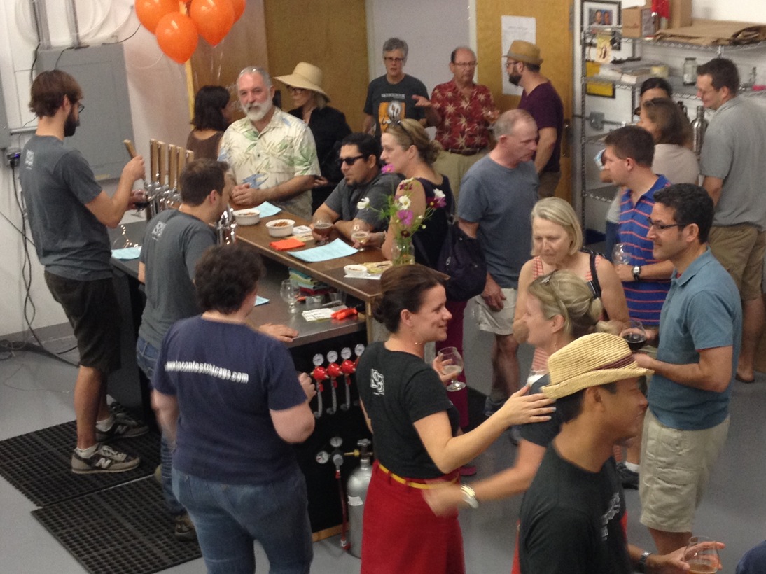 Balloons & flowing taps @ our Kickstarter Thank-you party