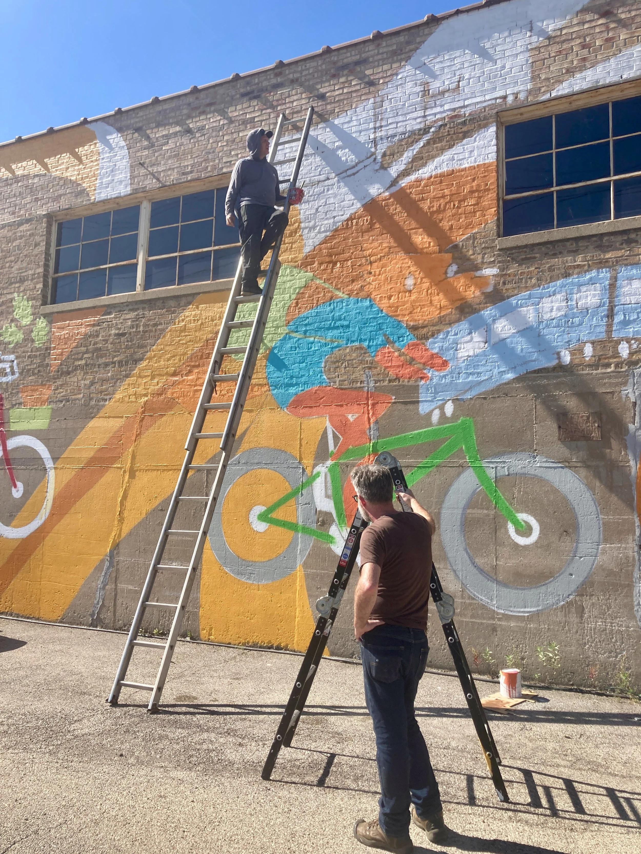 Skokie Mural by The Bird Machine — Sketchbook Brewing Co.