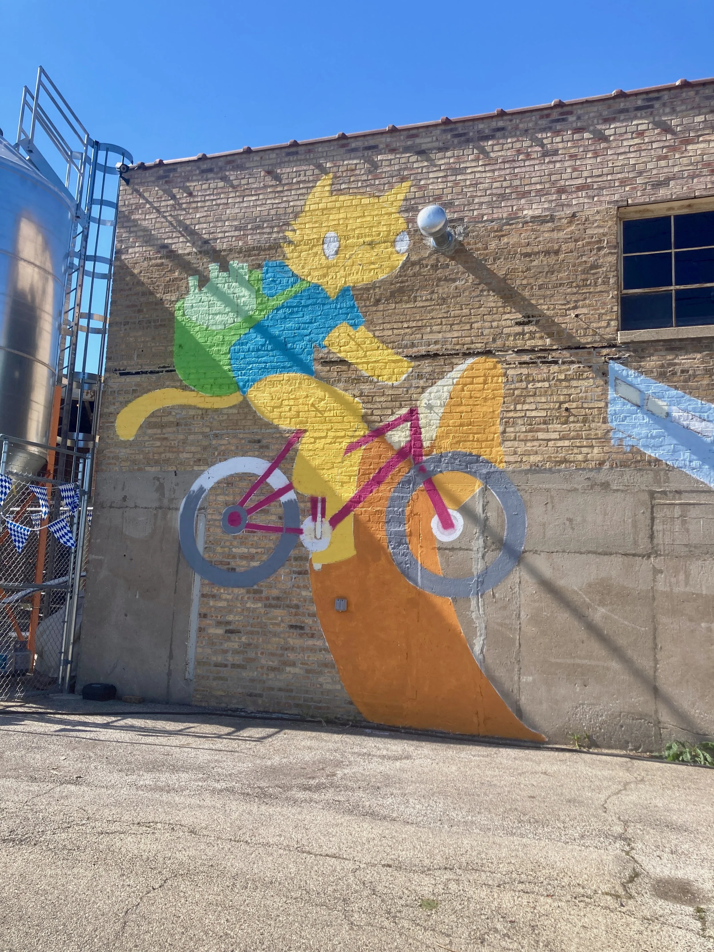 Skokie Mural by The Bird Machine — Sketchbook Brewing Co.