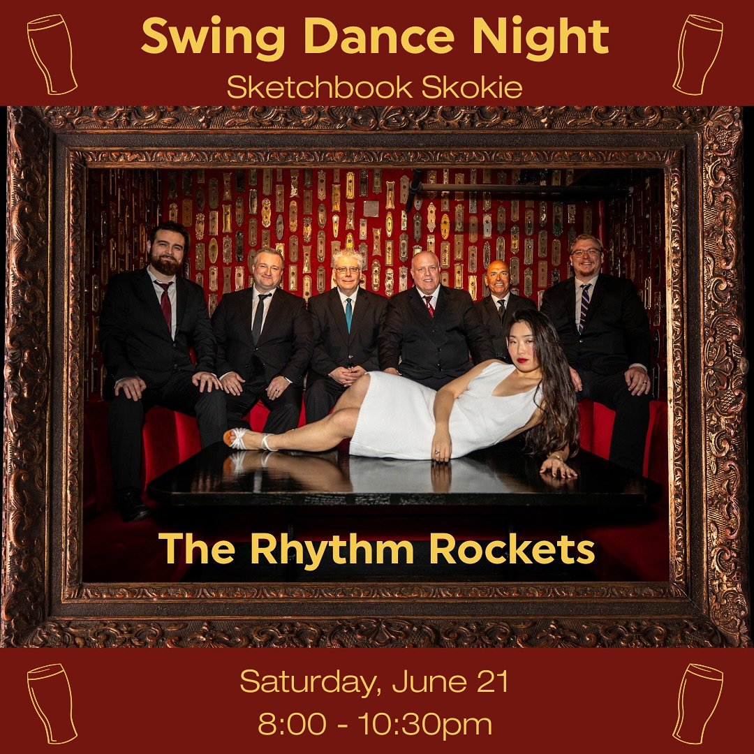 Dust off the zoot suit and polish up the dance shoes because Swing Dance Night with The Rhythm Rockets is back at Skokie this Saturday (6/21) from 8:00-10:30! All skill levels welcome and encouraged! 
💃
🍺
🕺🏻
🍺
#swingdancing #swingmusic #craftbee