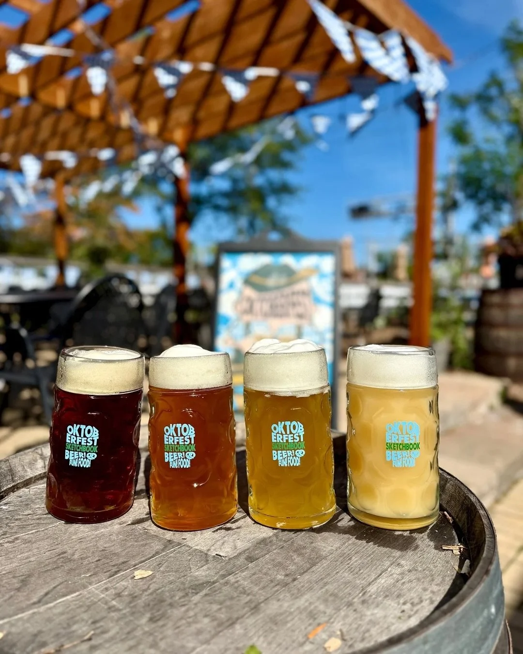 Oktoberfest is this weekend! Don&rsquo;t forget to bring your own stein. We&rsquo;ll also .5L and 1L steins for sale. Steins alone are $10, or get them filled with Oktoberfest, Pinky Sweater, Cumulus or Level Par for $15 (.5L) and $20 (1L). 

We&rsqu