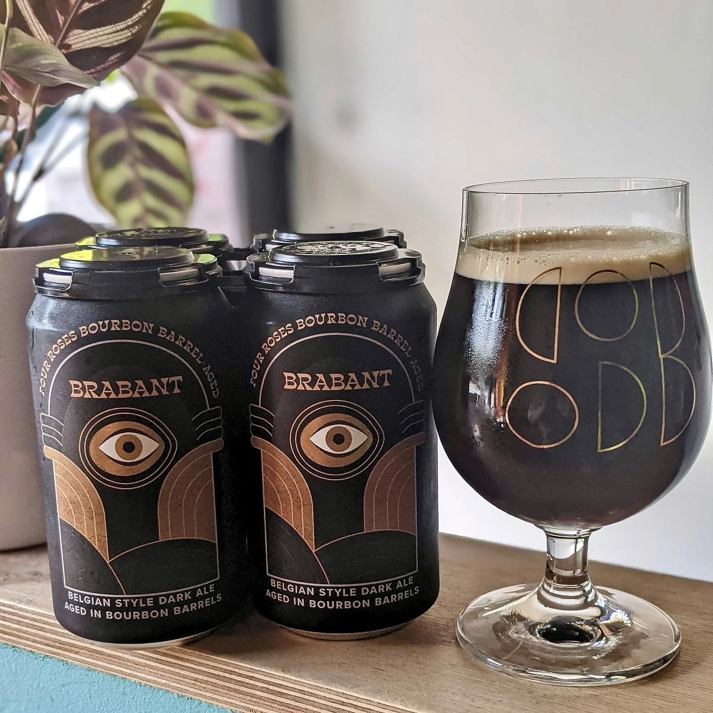 Barrel-aged Brabant is back! Named after a mythical hero of Belgian legend, our deep burgundy colored Belgian-style dark ale, contains notes of stone fruits, plum, candi sugar and dates. For this version, we aged the beer in Willett Rye barrels for 1