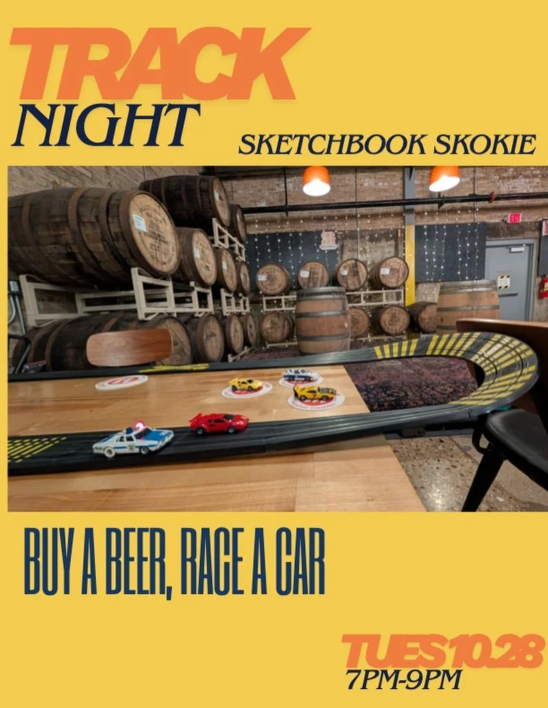 Calling all 80s kids! You&rsquo;re going to want to stop by Skokie tomorrow (10/28) for our first ever Slot Car Track Night! Yeah, that&rsquo;s right! The sound, the speed, the smell&hellip;the crashing - everything you ever loved about slot cars pai
