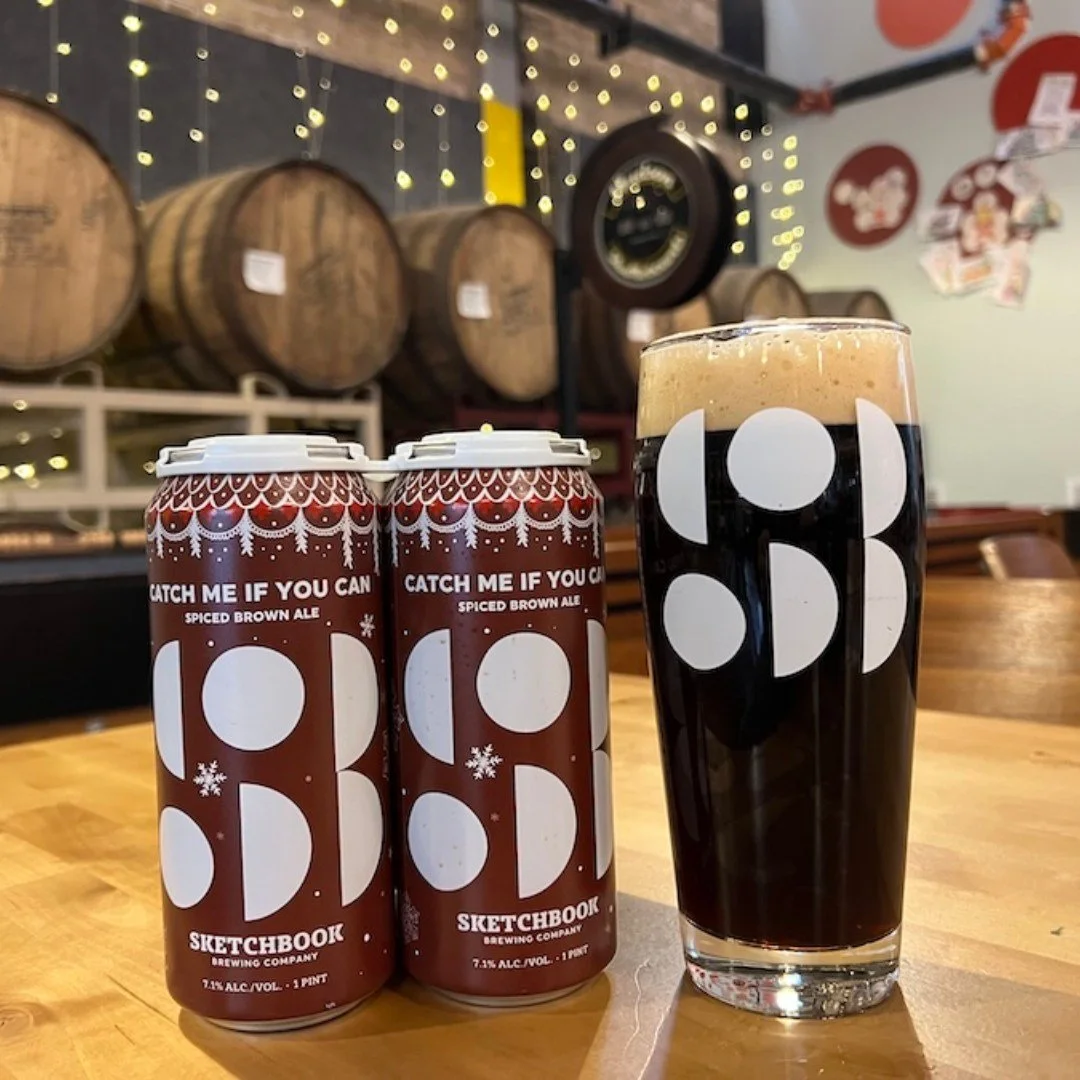 Kicking off the holiday season, we&rsquo;re tapping this year&rsquo;s batch of Catch Me If You Can today. A spiced brown ale inspired by the Gingerbread Man, it has orange peel, cinnamon, nutmeg, clove, ginger and a hint of maple. Get it on draft in 