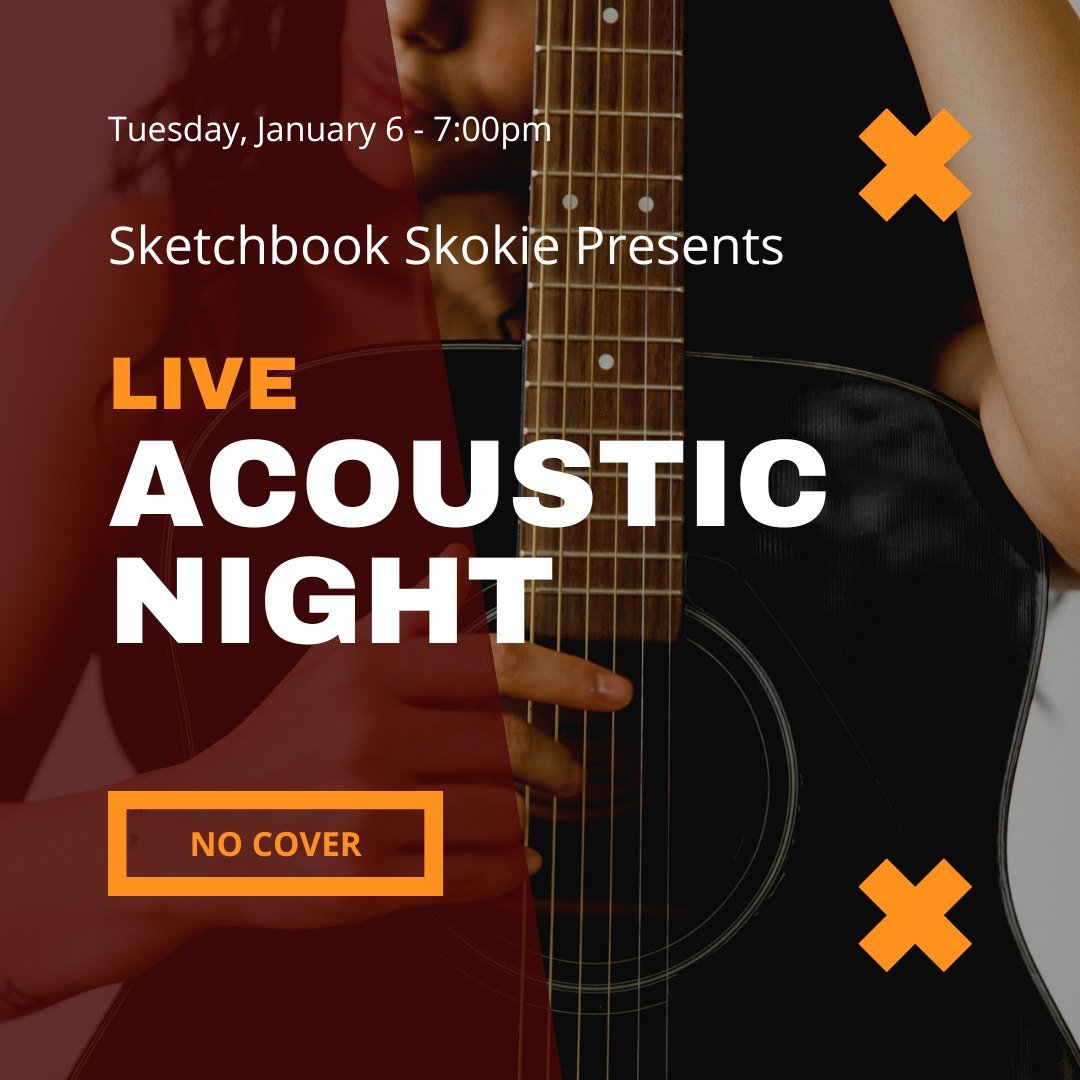Join us this Tuesday in Skokie for our acoustic jam night! Live acoustic music from some of our areas most talented musicians. The night starts at 7:00 and there's no cover. 
.
.
.
.
#thingstodoinskokie #supportlocalmusicians #craftbeerandlivemusic #