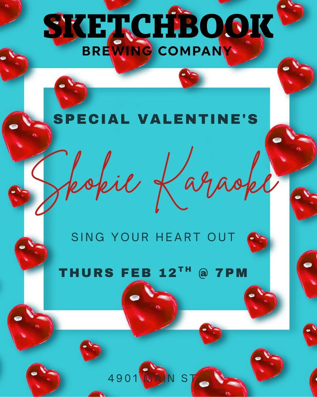 Come catch Cupid's arrow and join in all the Valentine's fun at both taprooms starting tonight through Saturday. Here's what we've got in our quivers:

Thursday in Skokie: Pre-Valentine's Karaoke @ 7:00pm

Friday in Skokie: @thelitwagon's A Bookish G