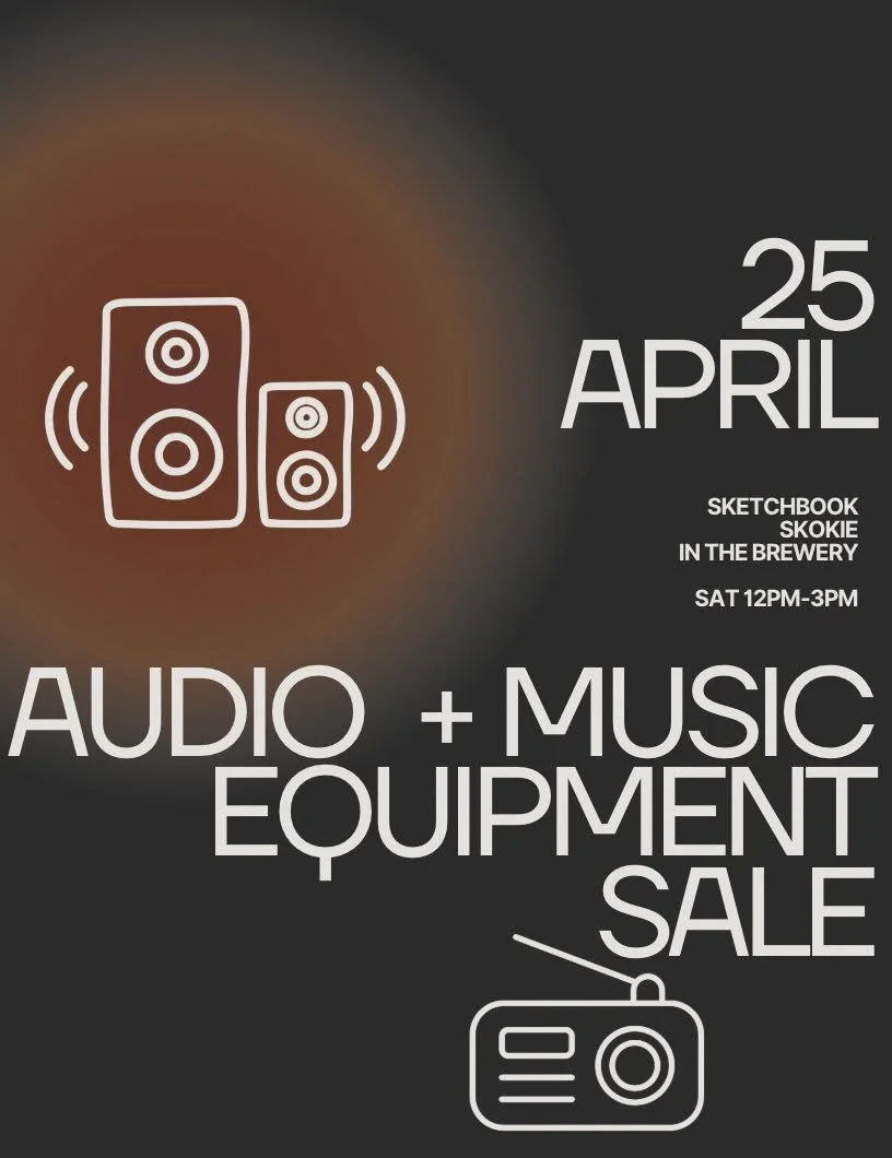 Looking to sell an old piece of audio or music equipment? Looking to pick up a gently used piece to boost your collection? Come on by our Audio + Music Equipment Sale this Saturday, April 25 from 12 - 3pm in the Skokie taproom. There will be lots to 
