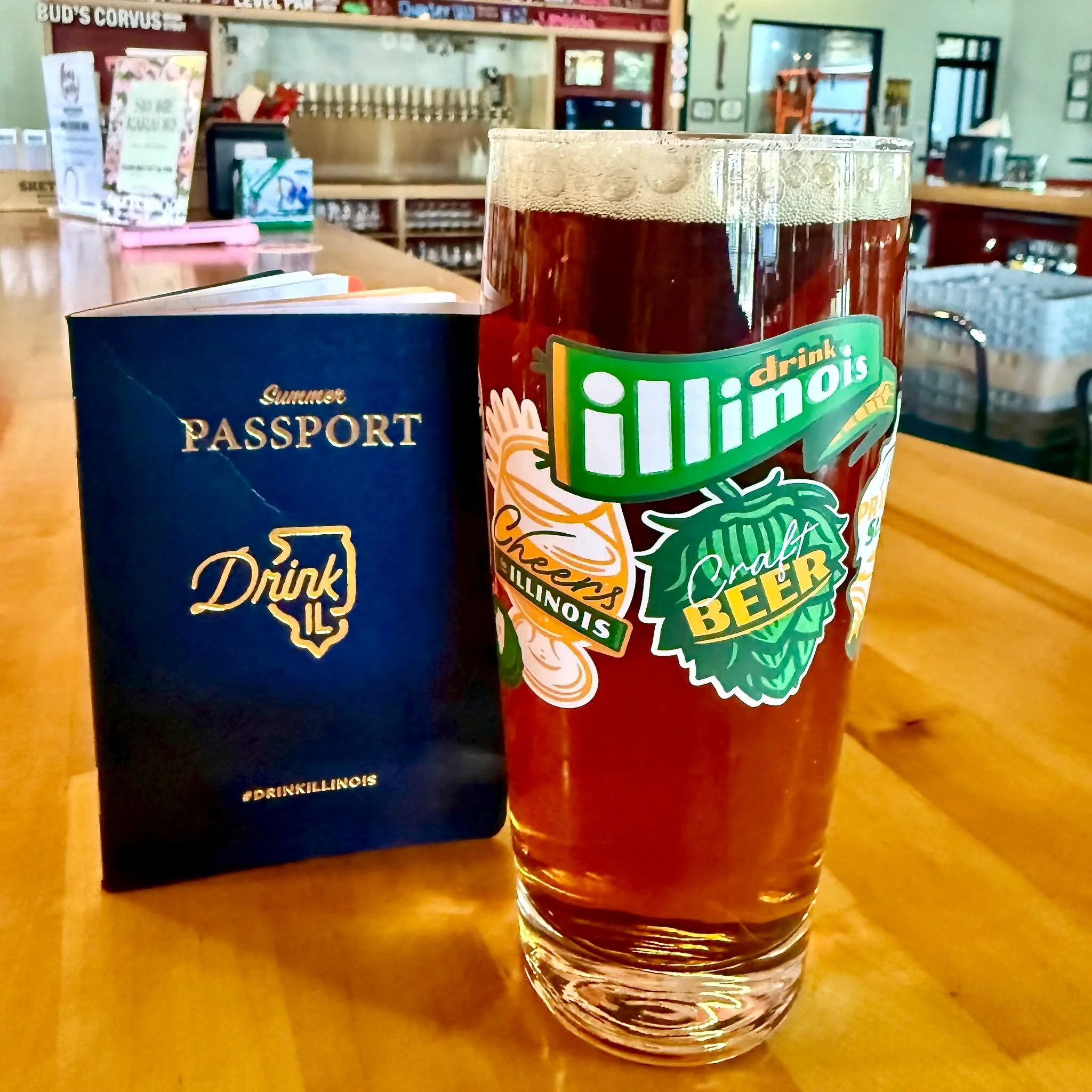 Today marks the start of Illinois Craft Beer Week (@ilcraftbeerweek)! We&rsquo;ll be celebrating with a limited number of summer passports and commemorative glassware. Grab your free passport and a pint of Twice Lucky in this year&rsquo;s glass for j