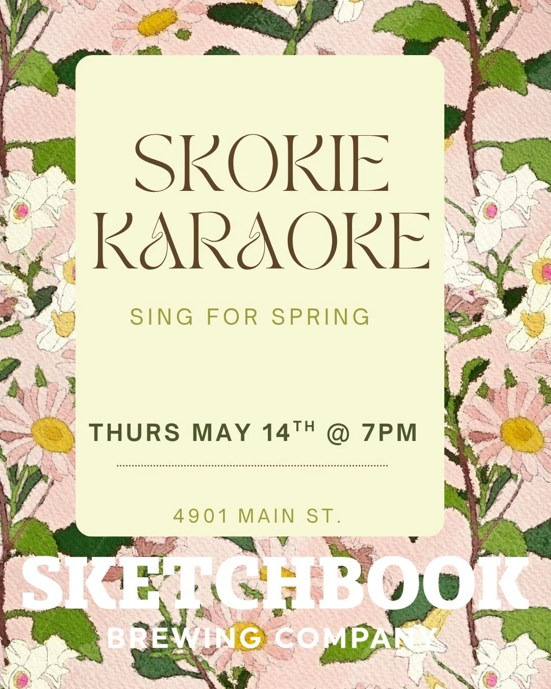 It&rsquo;s back! Skokie Karaoke is this Thursday, May 14. No cover, just fun times, great beer and crooning our hearts out for spring! The mic opens at 7:00pm.
🍺
🎤
🍺
🎤
#chicagokaraoke #thingstodoinskokie #chicagobrewery #chicagobeer #americancraf