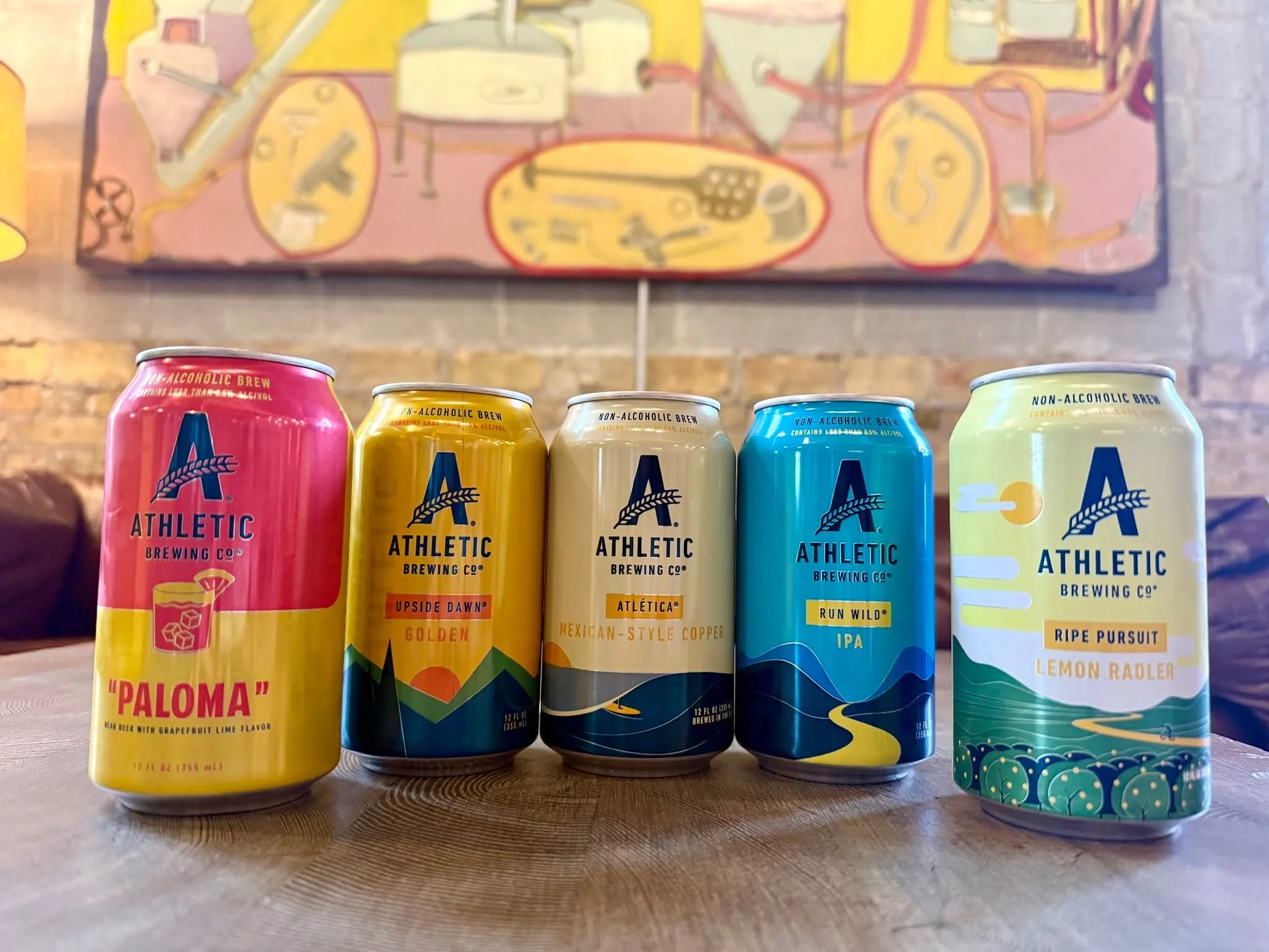 For our N/A friends and those who like a good N/A option from time to time, through May 24, all Athletic Brewing (@athleticbrewing) N/A beers are $1 off in both taprooms. Right now, we&rsquo;ve got five varieties: Golden, Mexican-style Copper, IPA, L