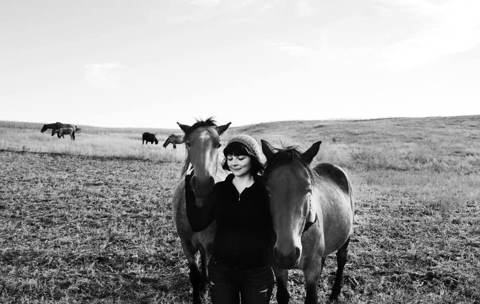 North Dakota filming rare Nakota wild horses for a music video.