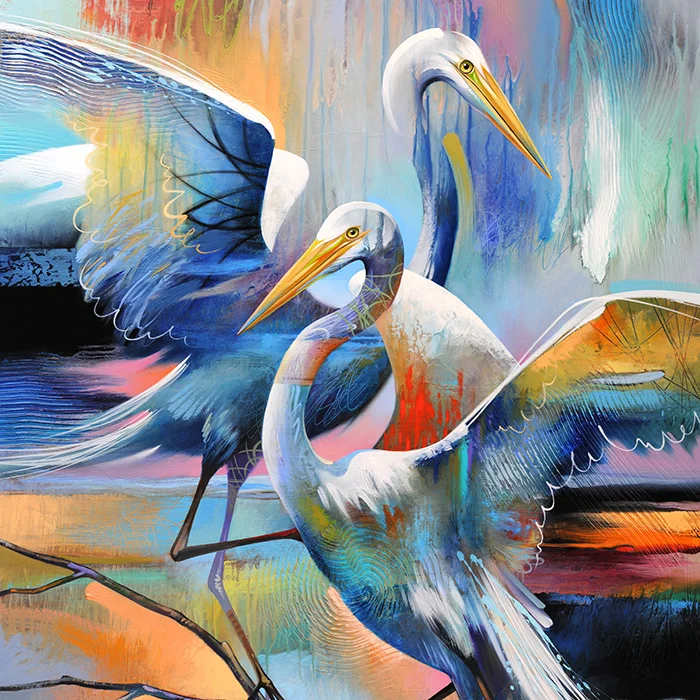 Tropical and Abstract Bird Fine Art Prints