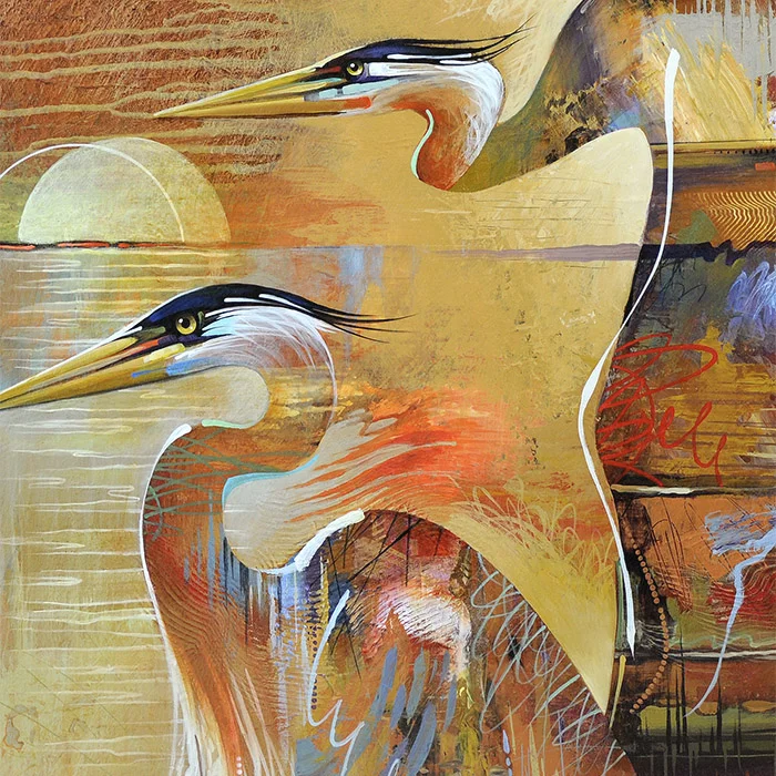 Contemporary Bird Artwork Naples Fl