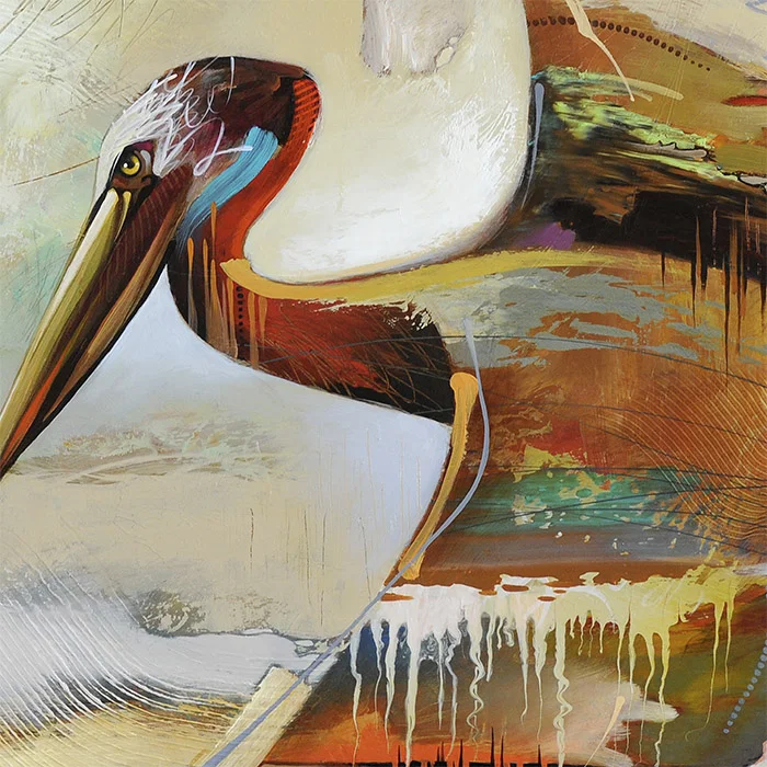 Modern Bird Artwork Naples Fl