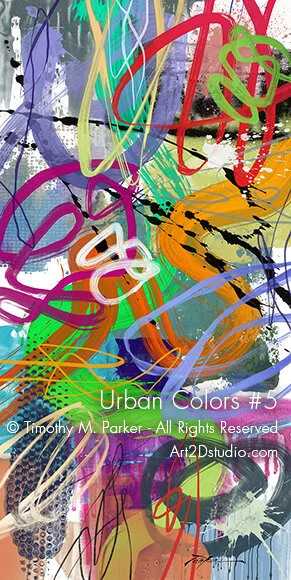 Urban Colors #5 • Abstract Fine Art Print • Free Shipping — Art2D Gallery  Naples FL - Contemporary Fine Art Prints & Modern Abstract Artwork by  Southwest FL Artist Timothy Parker