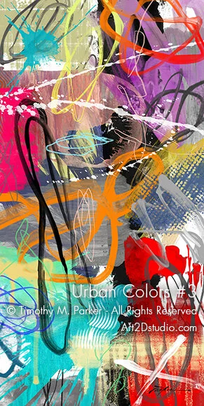 Urban Colors #3 • Abstract Fine Art Print • Free Shipping — Art2D Gallery  Naples FL - Contemporary Fine Art Prints & Modern Abstract Artwork by  Southwest FL Artist Timothy Parker