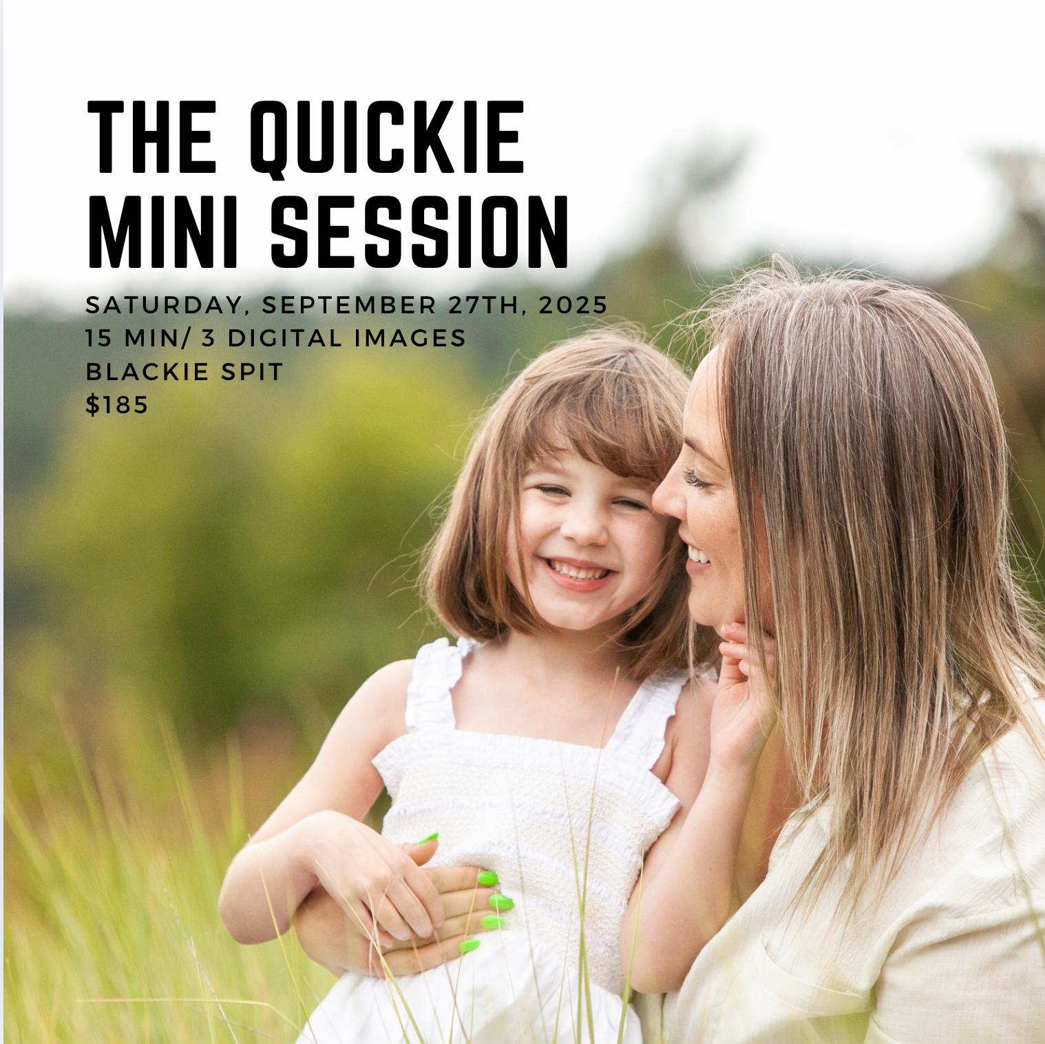 2025 QUICKIE MINI SESSION ARE NOW OPEN / KLUTCH PHOTOGRAPHY / VANCOUVER FAMILY PHOTOGRAPHER