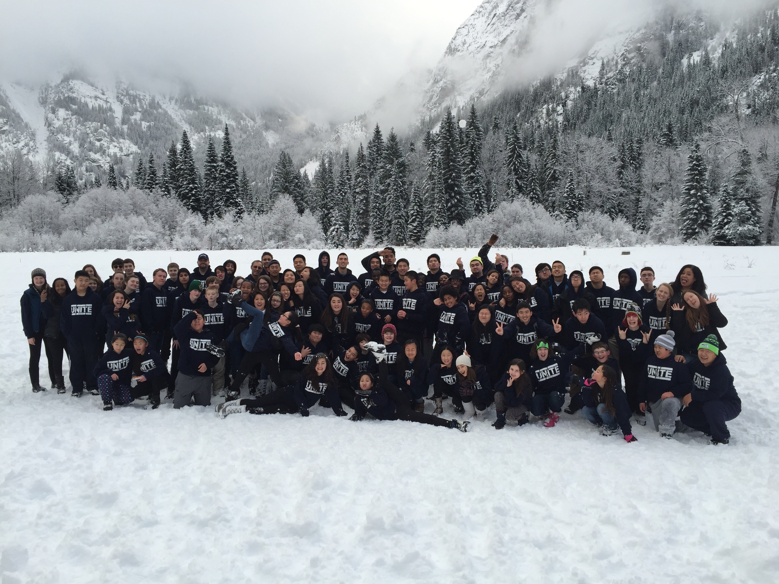2014 UNITE! Youth Winter Retreat with Presbyterian youth from all over the South Sound
