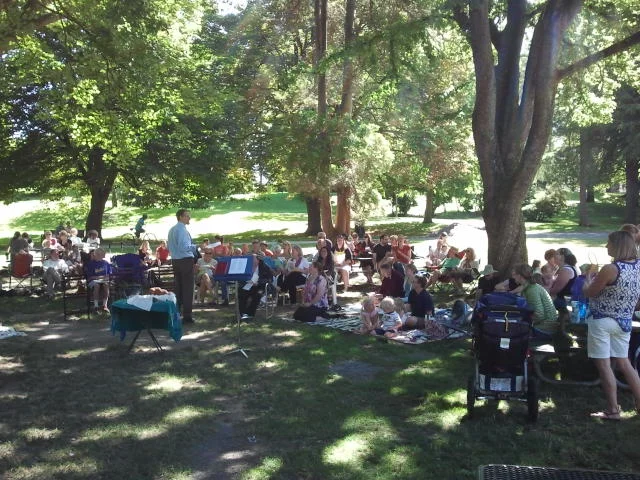 Sunday Worship at Wright Park