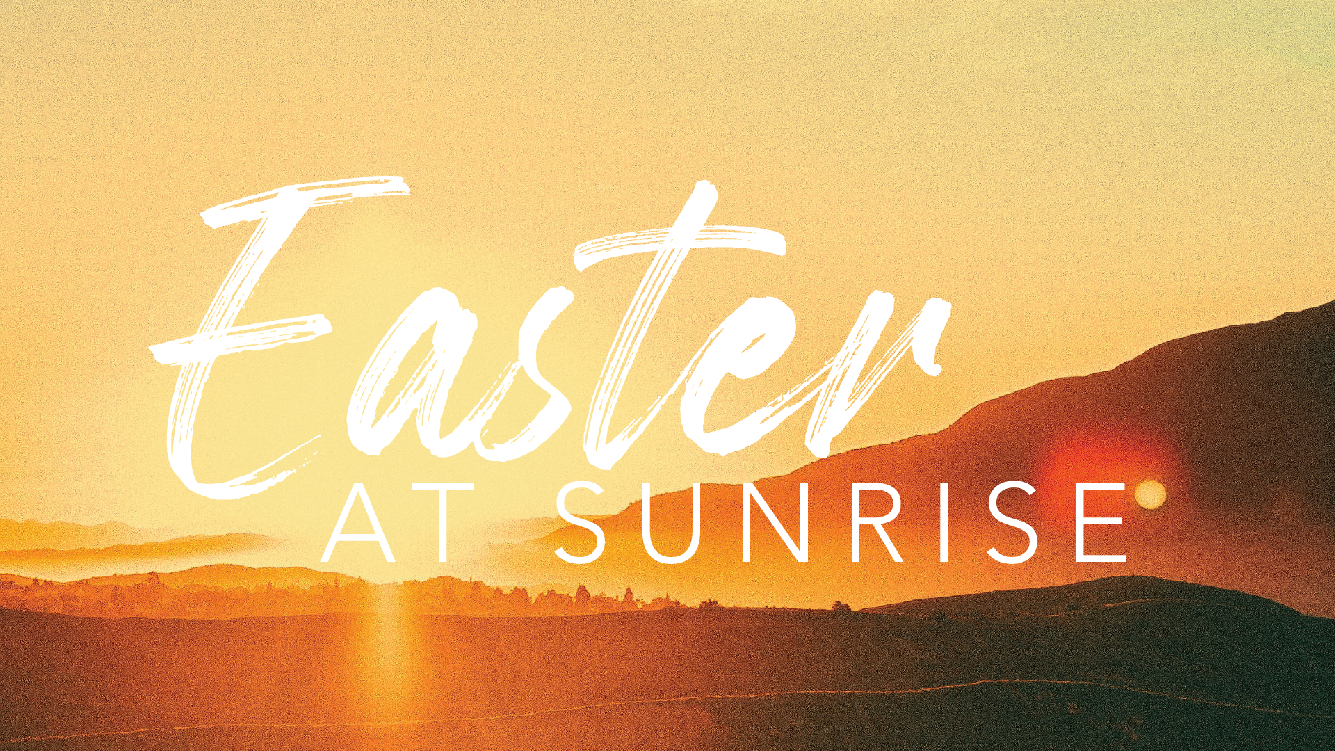 Easter Sunrise Service