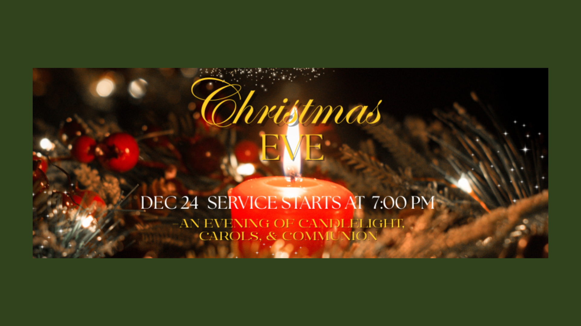 Christmas Eve Candlelight Service
