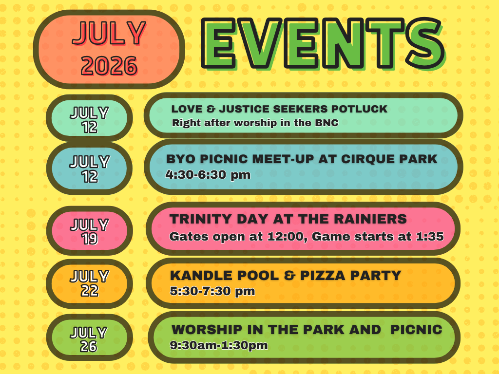 MANY JULY EVENTS!