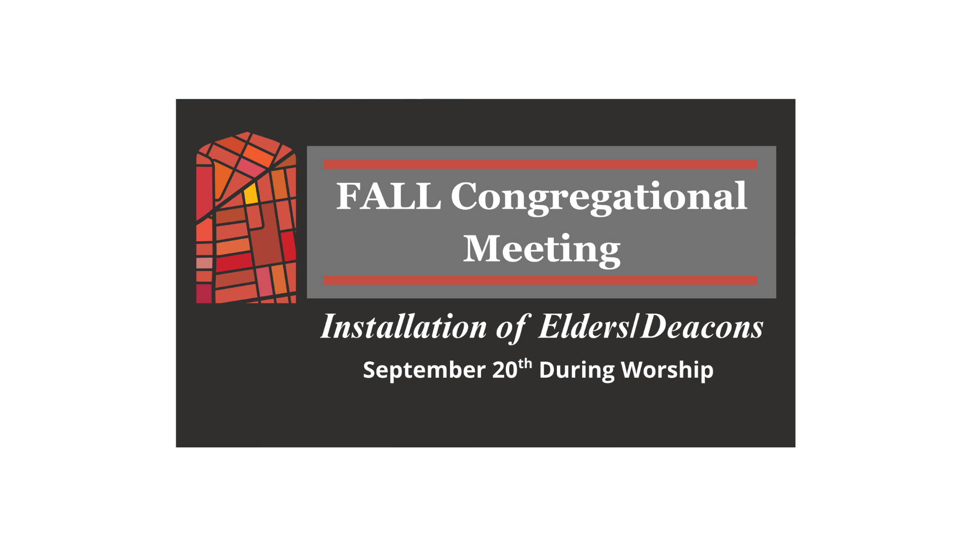 Fall Congregational Meeting